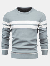 Declan - Striped Crew Neck Sweater