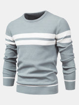 Declan - Striped Crew Neck Sweater
