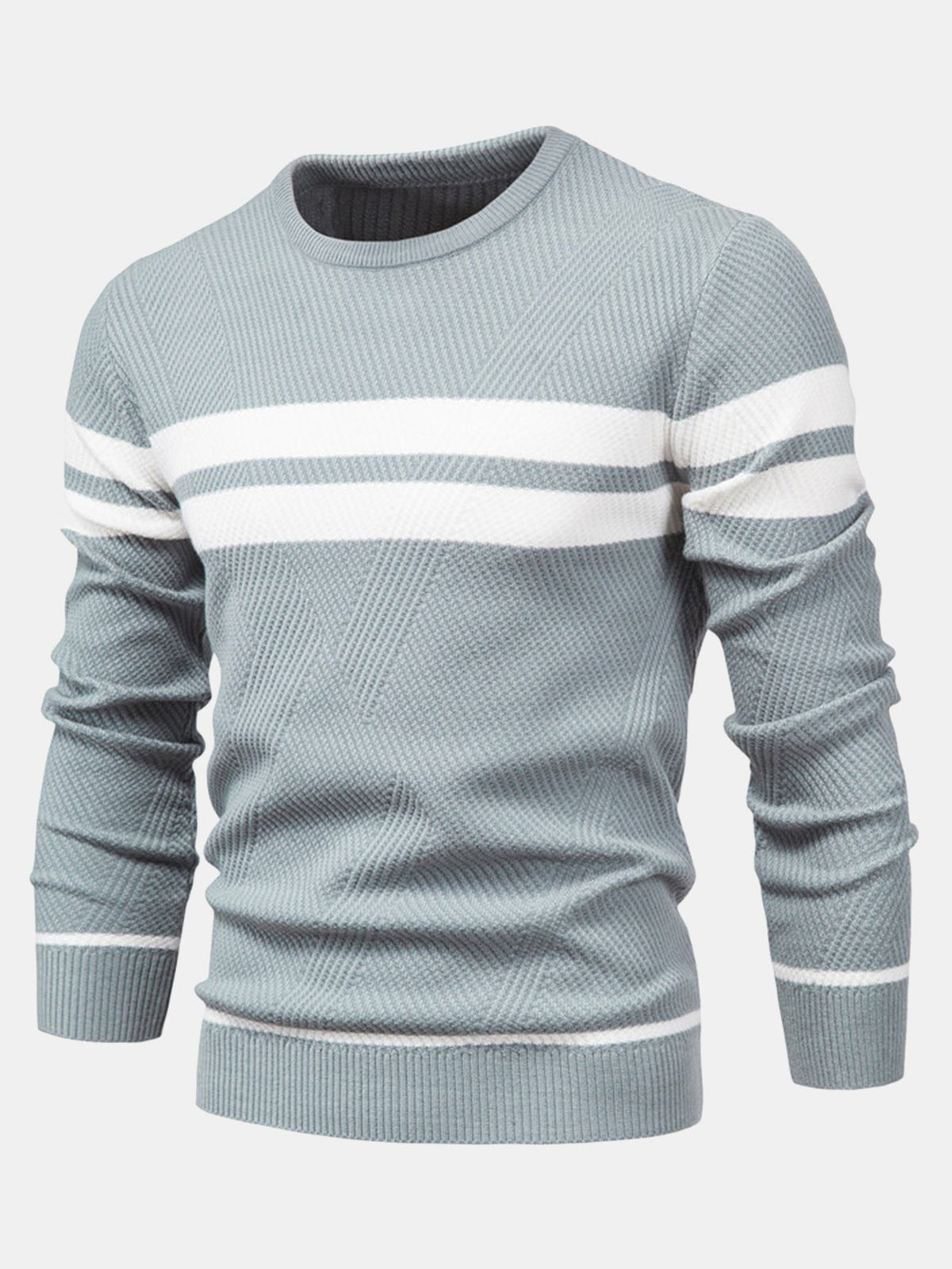 Declan - Striped Crew Neck Sweater