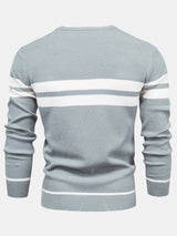 Declan - Striped Crew Neck Sweater