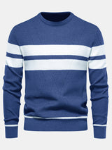 Declan - Striped Crew Neck Sweater