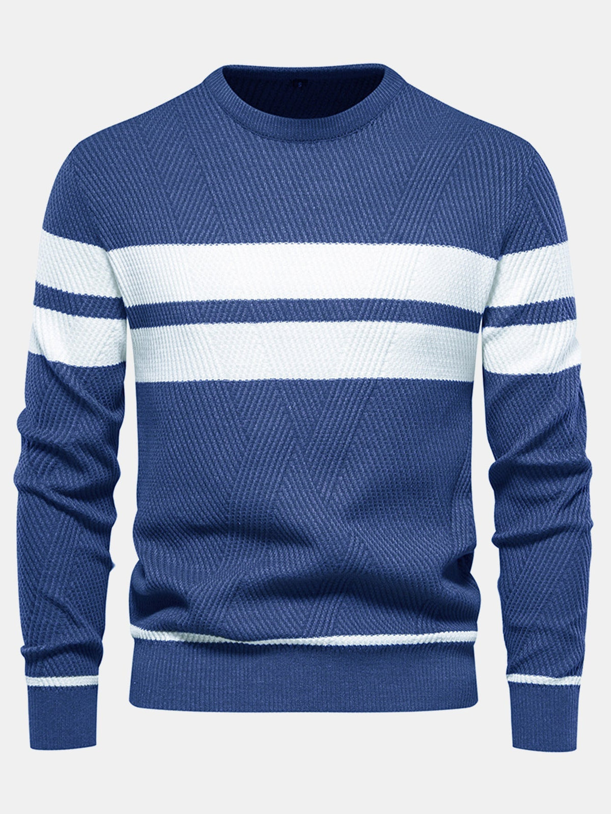 Declan - Striped Crew Neck Sweater