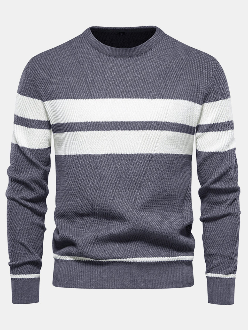 Declan - Striped Crew Neck Sweater