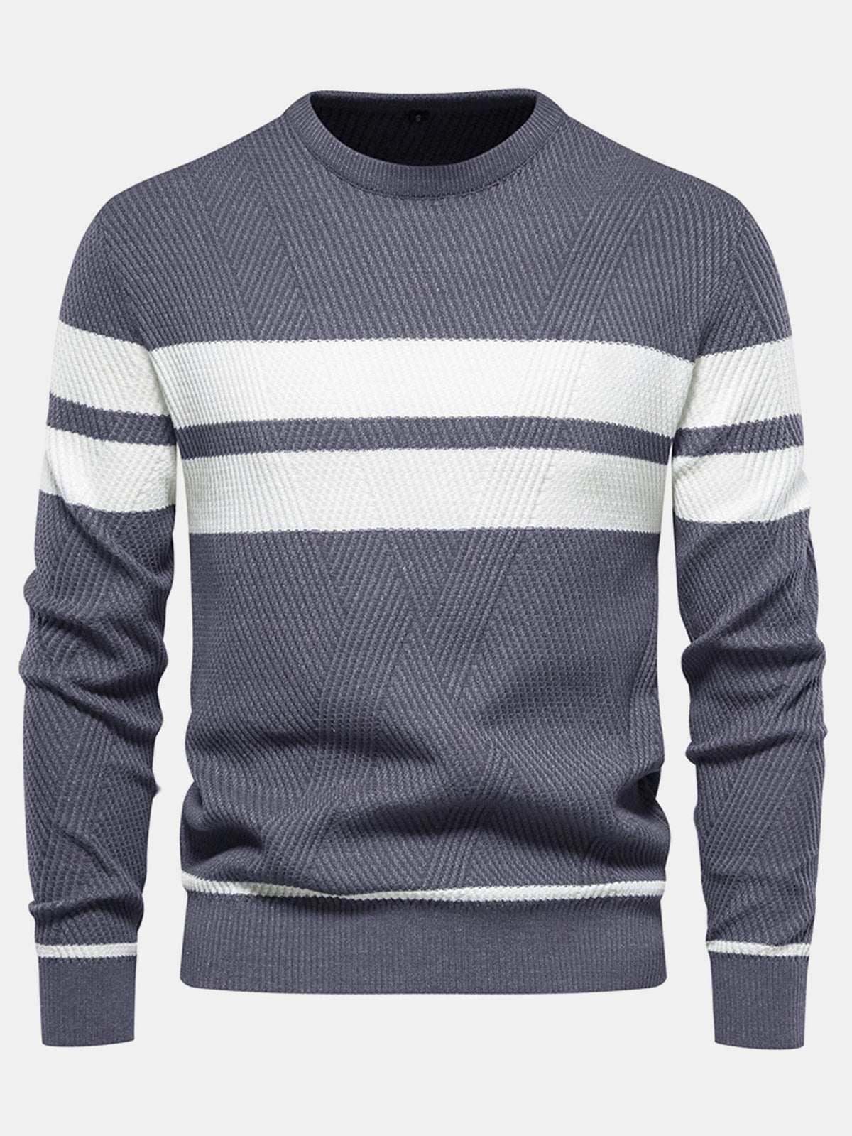 Declan - Striped Crew Neck Sweater