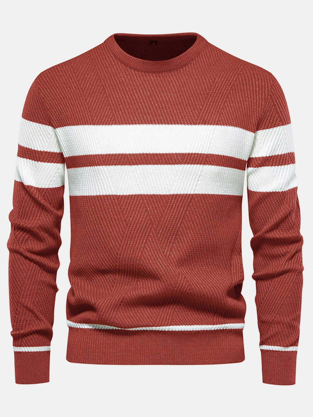Declan - Striped Crew Neck Sweater