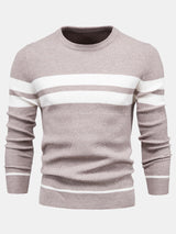 Declan - Striped Crew Neck Sweater