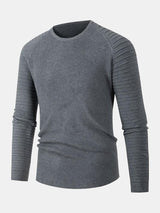 Duncan - Slim Fit Raglan Crew Neck Sweater
