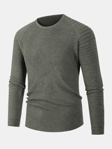 Duncan - Slim Fit Raglan Crew Neck Sweater