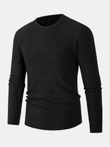 Duncan - Slim Fit Raglan Crew Neck Sweater