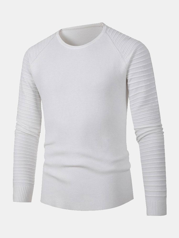 Duncan - Slim Fit Raglan Crew Neck Sweater