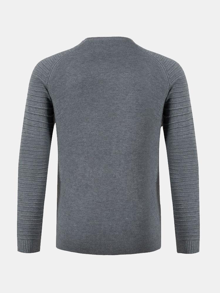 Duncan - Slim Fit Raglan Crew Neck Sweater
