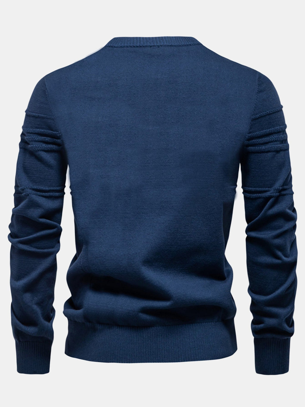 Fraser - Striped Jacquard Crew Neck Sweater