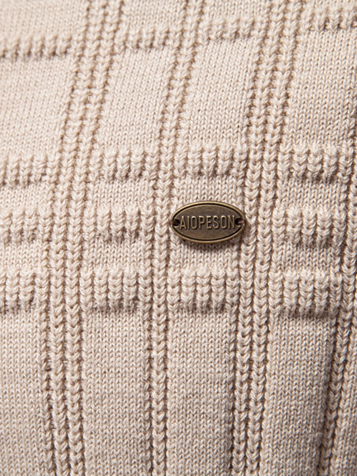 Fraser - Striped Jacquard Crew Neck Sweater