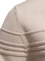 Fraser - Striped Jacquard Crew Neck Sweater