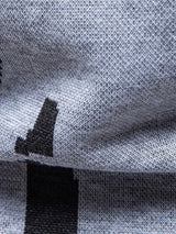 Blake - Abstract Print Stand Collar Sweater