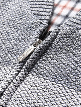 Carson - Knit Zip Cardigan with Baseball Collar