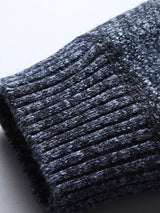 Carson - Knit Zip Cardigan with Baseball Collar