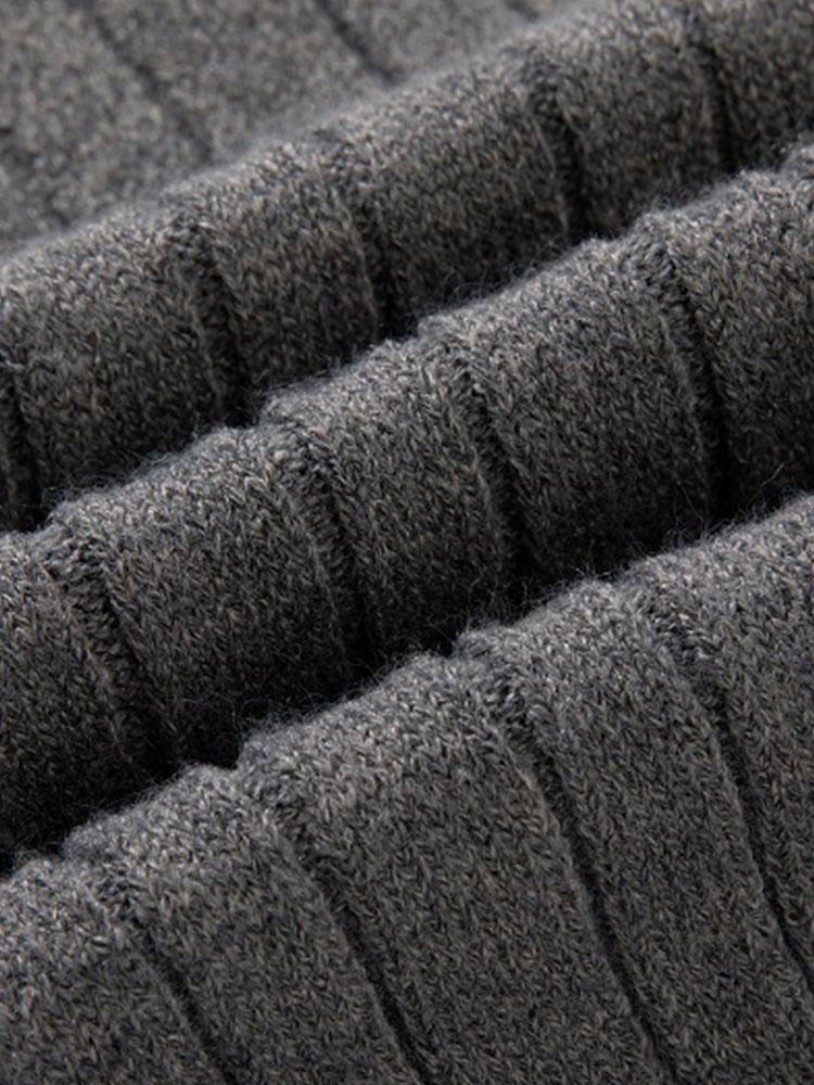 Dawson - Cable Knit Stand Collar Quarter-Zip Sweater
