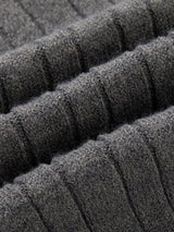 Dawson - Cable Knit Stand Collar Quarter-Zip Sweater