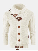 Easton - Button Neck Turtleneck Sweater