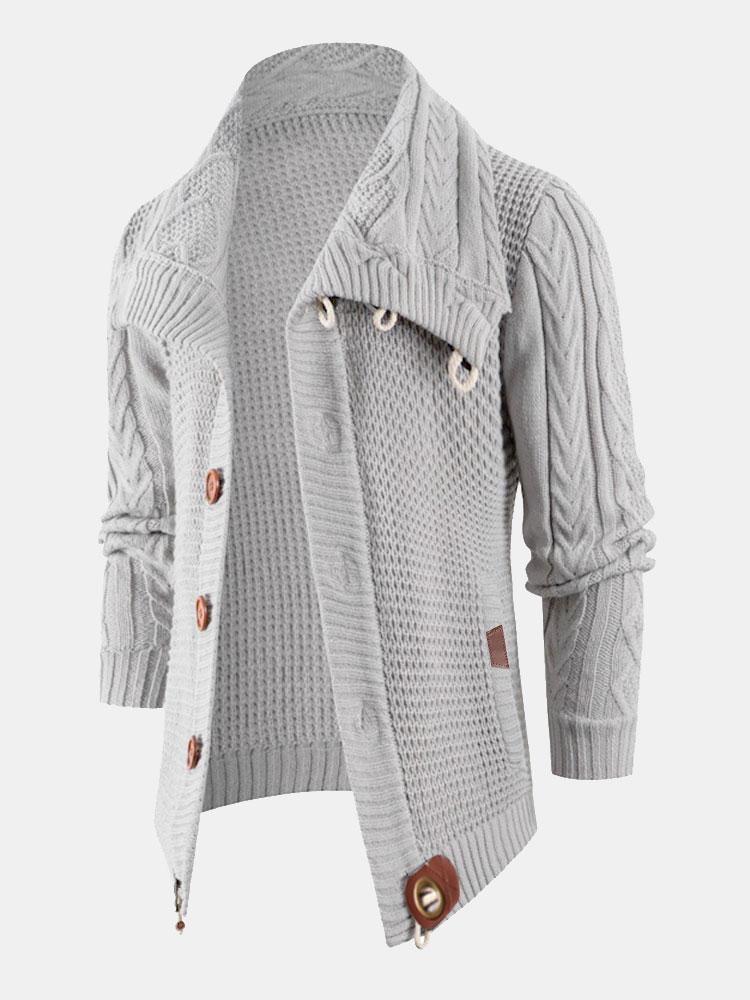 Easton - Button Neck Turtleneck Sweater