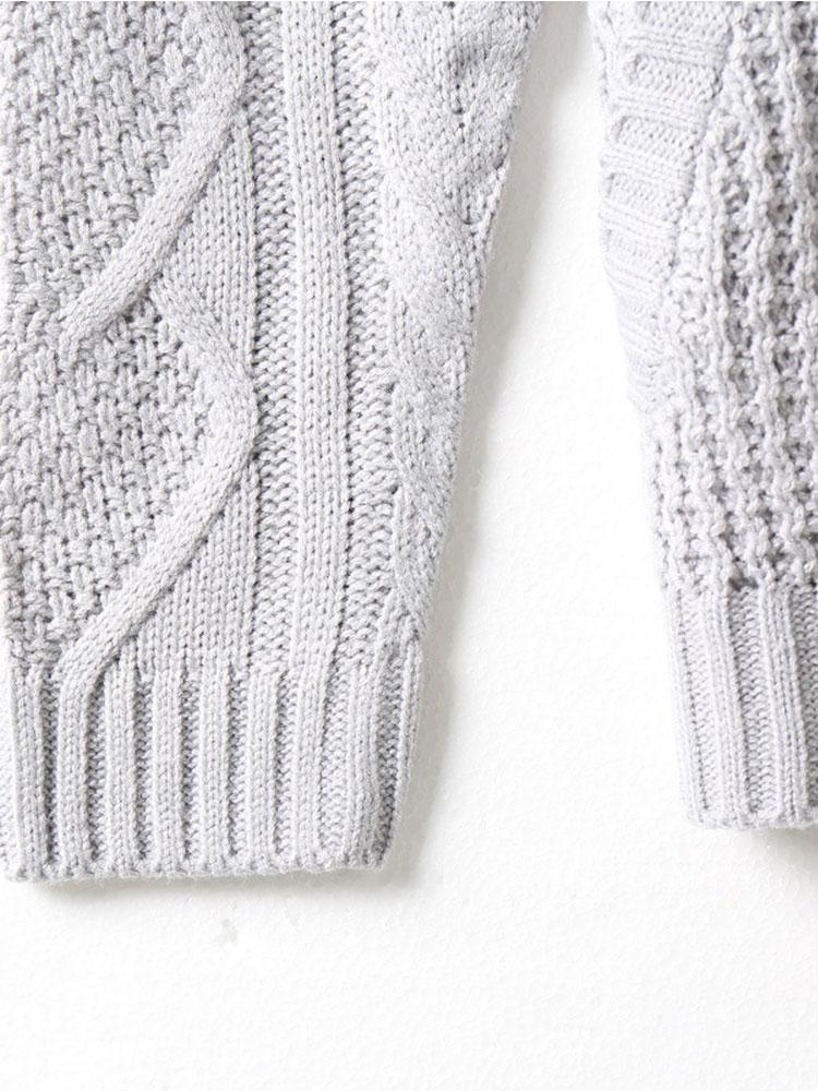 Easton - Button Neck Turtleneck Sweater