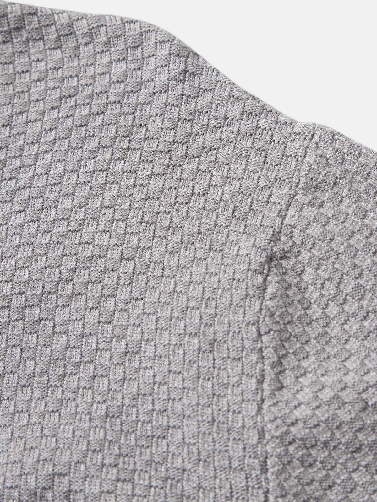 Emmett - Checkerboard Knit Turtleneck Sweater