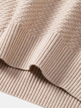 Emmett - Checkerboard Knit Turtleneck Sweater