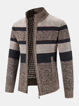 Hayden - Colour Block High Neck Zip Sweater