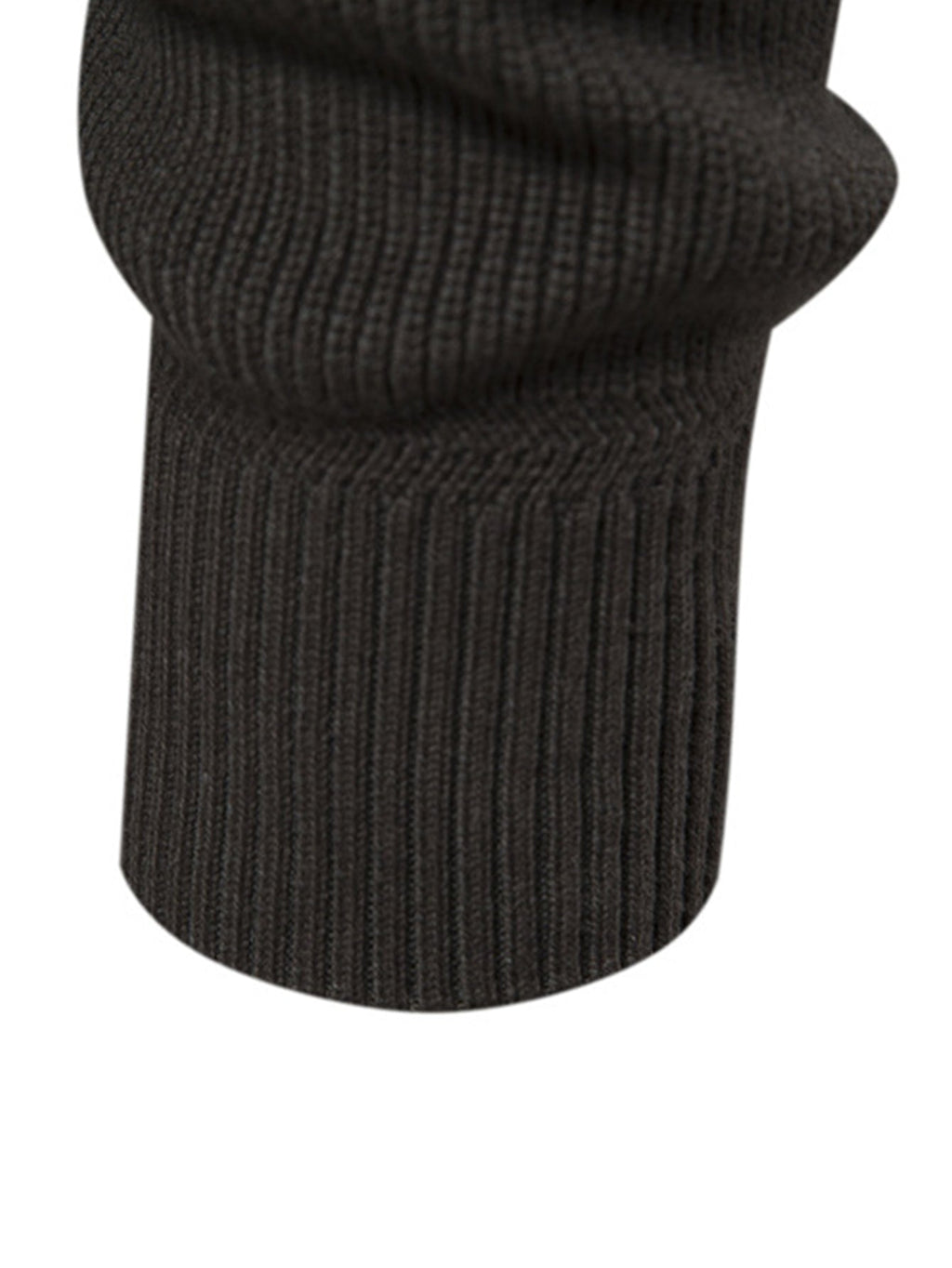 Kai - Colour Block Stand Collar Zip Sweater