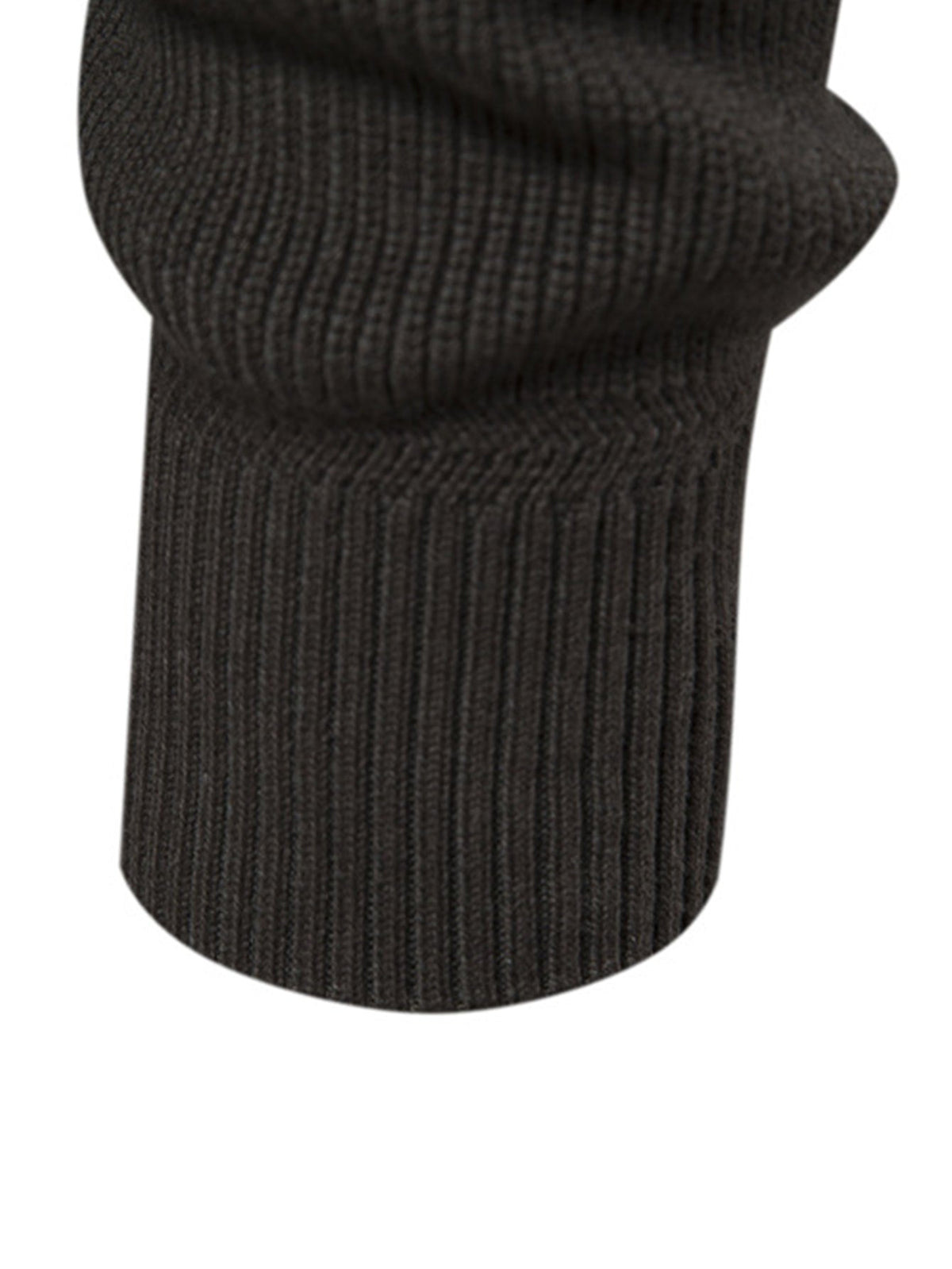Kai - Colour Block Stand Collar Zip Sweater