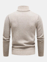 Malcolm - Contrast Pocket Panel Half-Zip Sweater