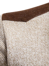 Malcolm - Contrast Pocket Panel Half-Zip Sweater