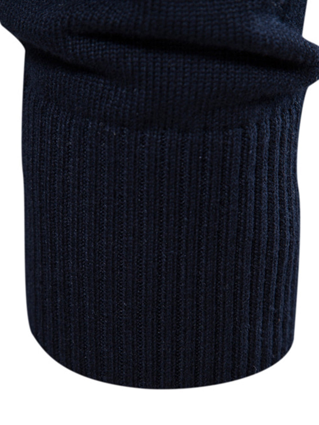 Miles - Contrast Striped Quarter-Zip Sweater