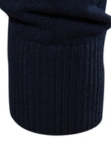 Miles - Contrast Striped Quarter-Zip Sweater