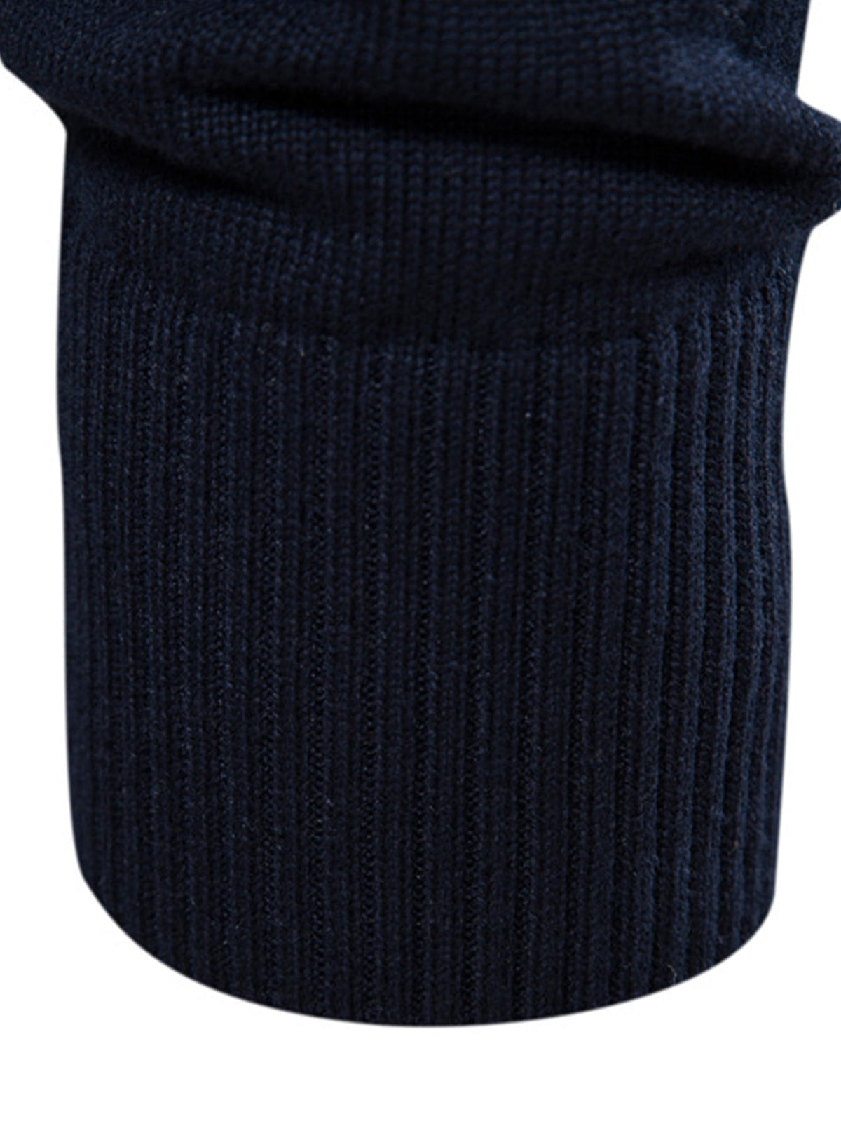 Miles - Contrast Striped Quarter-Zip Sweater