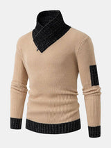 Nash - Contrast Turtleneck Sweater