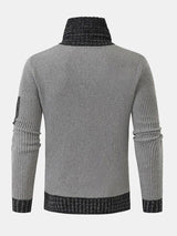 Nash - Contrast Turtleneck Sweater