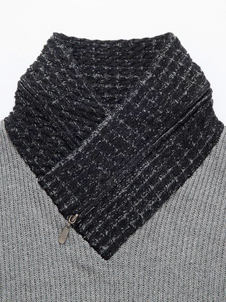 Nash - Contrast Turtleneck Sweater