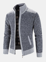 Reese - Contrast Zip Sweater