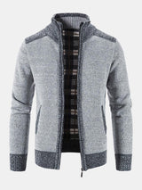 Reese - Contrast Zip Sweater