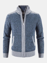 Reese - Contrast Zip Sweater