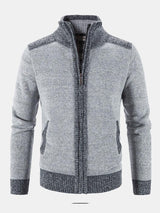 Reese - Contrast Zip Sweater