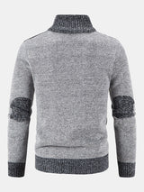 Reese - Contrast Zip Sweater
