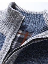 Reese - Contrast Zip Sweater