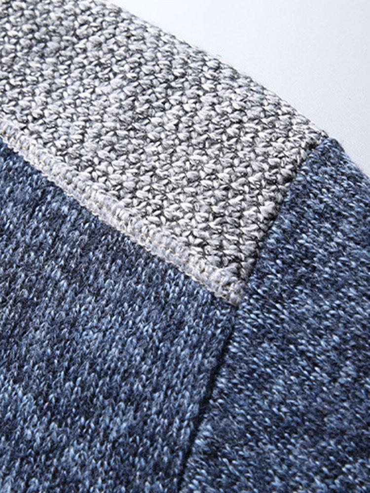 Reese - Contrast Zip Sweater