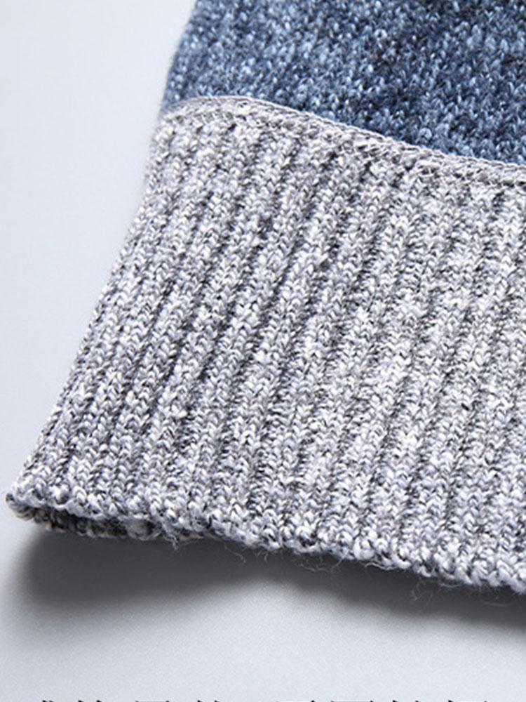 Reese - Contrast Zip Sweater