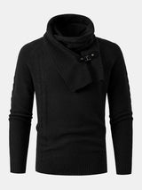Rhys - Sweater with Detachable Shawl Collar