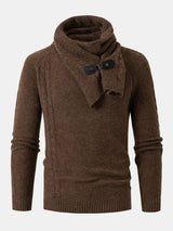 Rhys - Sweater with Detachable Shawl Collar