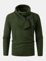 Rhys - Sweater with Detachable Shawl Collar